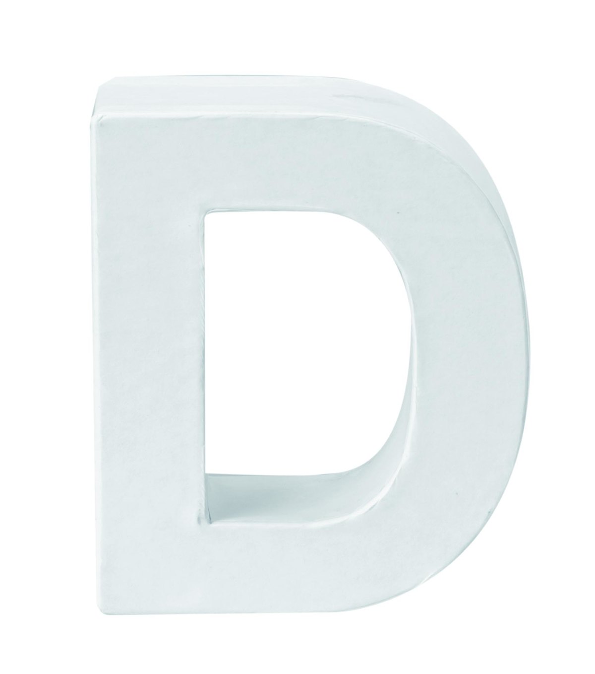 Lettres en carton D 10x3,5cm